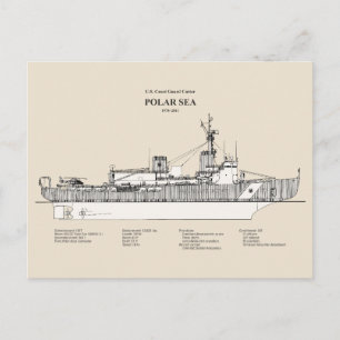 USCG Cutter Polar Sea wagb-11 - SBD Vykort