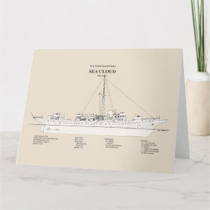 USCG Cutter Sea Cloud wpg-284 - SBD Tack Kort