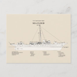 USCG Cutter Sea Cloud wpg-284 - SBD Vykort