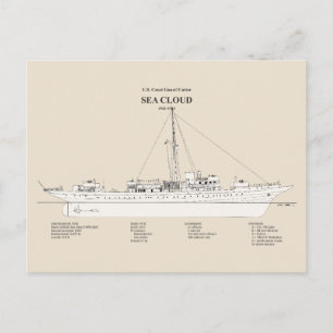 USCG Cutter Sea Cloud wpg-284 - SBD Vykort