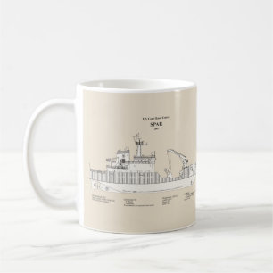 USCG Cutter Spar wlb-206 - SBD Kaffemugg