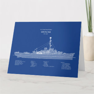 USCG Cutter Spencer wpg-36 - ABD Tack Kort