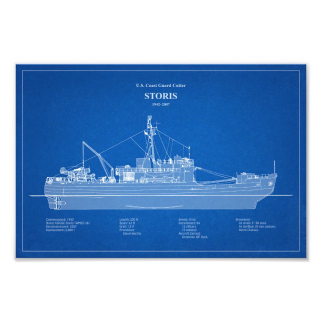 USCG Cutter Storis wmec-38 - ABD Fototryck (Framsidan)