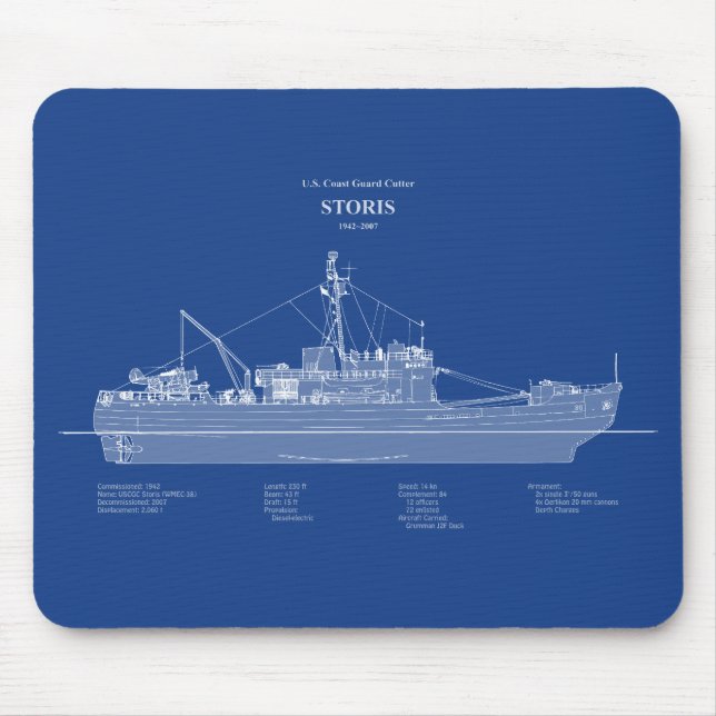 USCG Cutter Storis wmec-38 - ABD Musmatta (Framsidan)