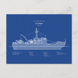 USCG Cutter Storis wmec-38 - ABD Vykort