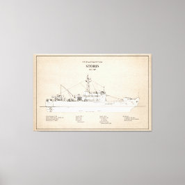 USCG Cutter Storis wmec-38 - SBD Canvastryck