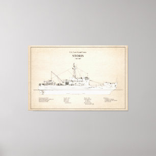 USCG Cutter Storis wmec-38 - SBD Canvastryck