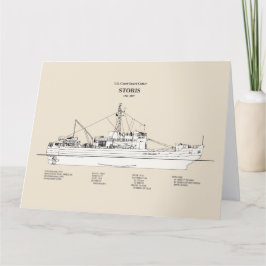 USCG Cutter Storis wmec-38 - SBD Tack Kort