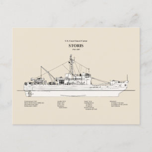 USCG Cutter Storis wmec-38 - SBD Vykort