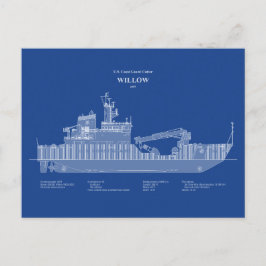 USCG Cutter Willow wlb-202 - ABD Vykort