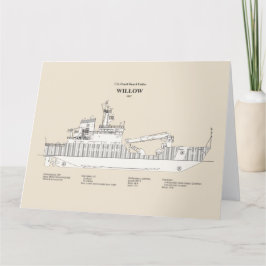 USCG Cutter Willow wlb-202 - SBD Tack Kort