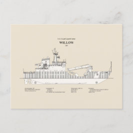 USCG Cutter Willow wlb-202 - SBD Vykort