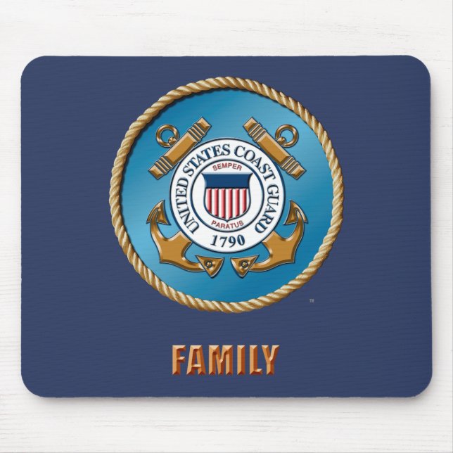 USCG Family Mousepad Musmatta (Framsidan)