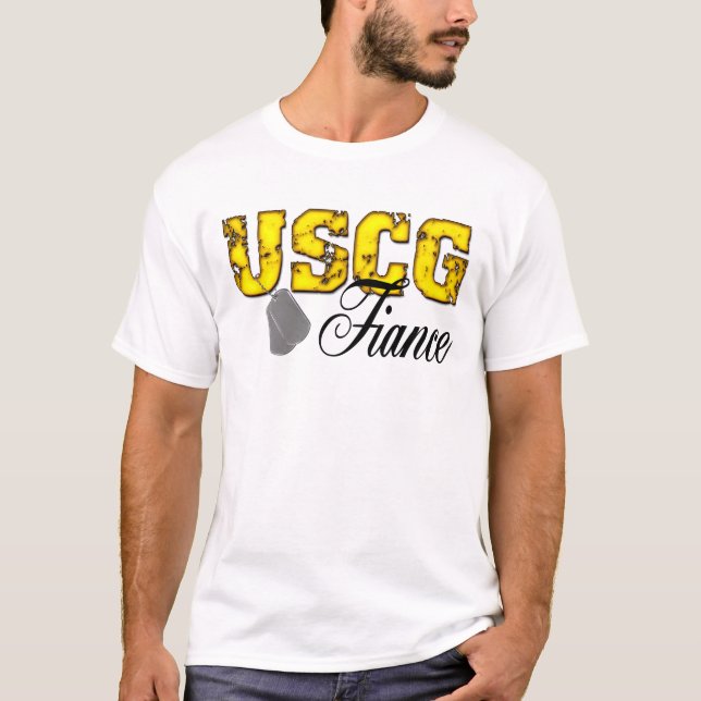 USCG Fiance Tee Shirt (Framsida)