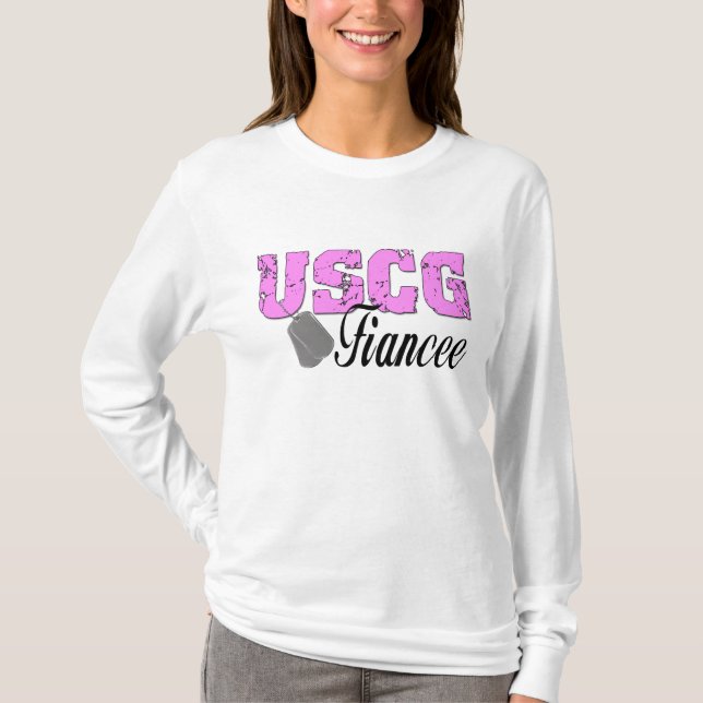 USCG Fiancee T-shirt (Framsida)