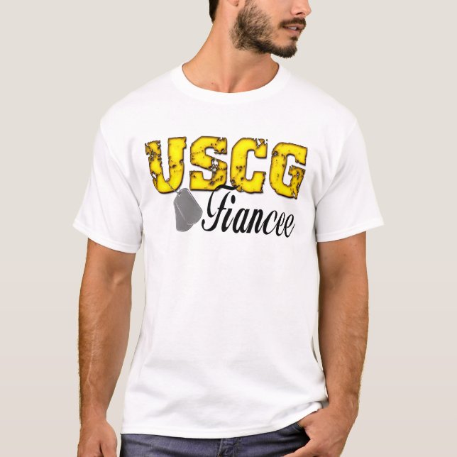 USCG Fiancee Tee Shirt (Framsida)
