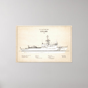 USCG Legare wmec-912 - SBD Canvastryck