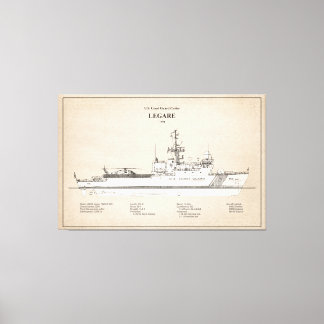 USCG Legare wmec-912 - SBD Canvastryck