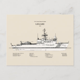 USCG Legare wmec-912 - SBD Vykort