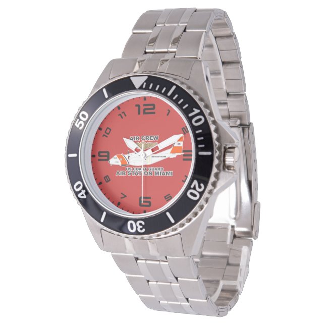 USCG Luft Station Miami Luft Crew Armbandsur (Vinklad)