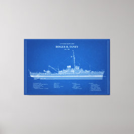 USCG Roger B. Taney Whec-37 - ABD Canvastryck