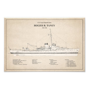 USCG Roger B. Taney Whec-37 - SBD Fototryck