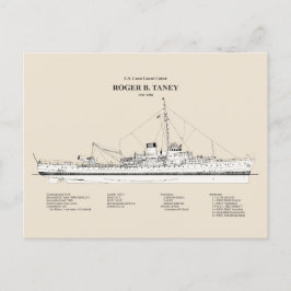 USCG Roger B. Taney Whec-37 - SBD Vykort