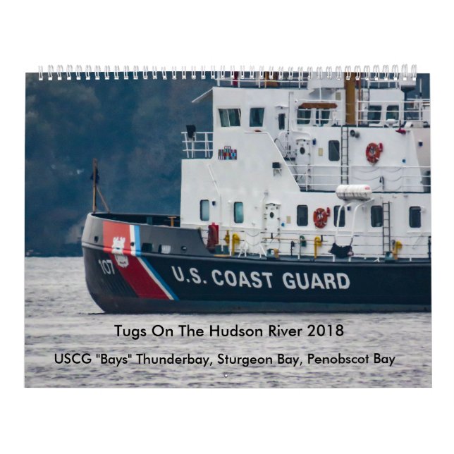 USCG "skäller" på Hudsonet River 2018 Kalender (Omslag)