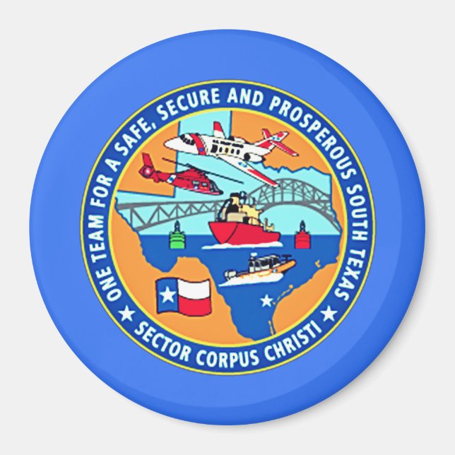 USCG Station Corpus Christi Texas Magnet (Framsidan)