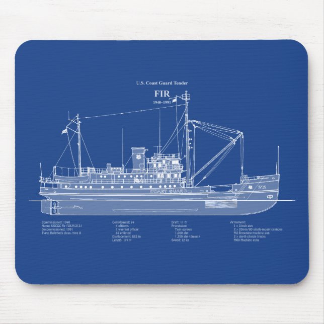 USCG Tender Fir wlm-212 - ABD Musmatta (Framsidan)