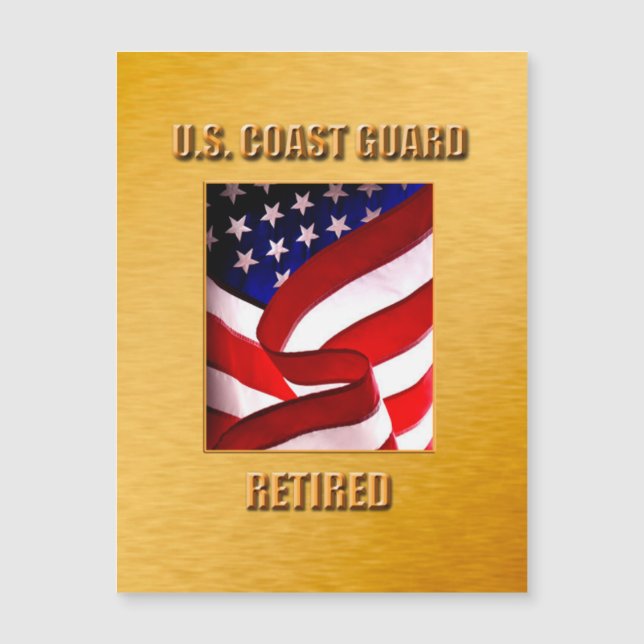 USCG tunt magnetiskt kort (Framsida)