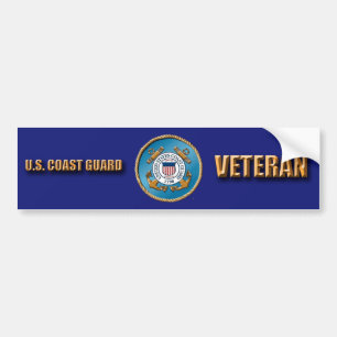 USCG-veteranbildekal Bildekal