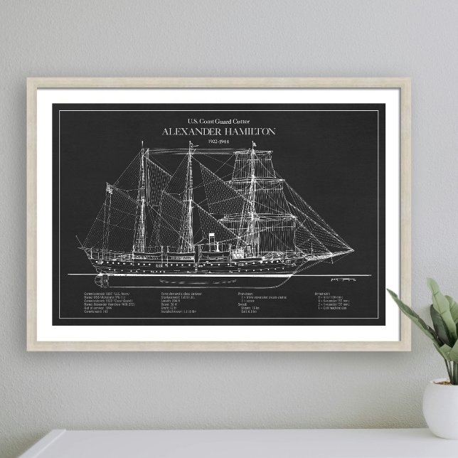 USCGC Alexander Hamilton wix-272 - ABD Fototryck (Skapare uppladdad)