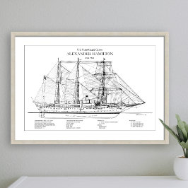 USCGC Alexander Hamilton wix-272 - SBD Fototryck