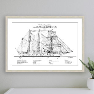 USCGC Alexander Hamilton wix-272 - SBD Fototryck