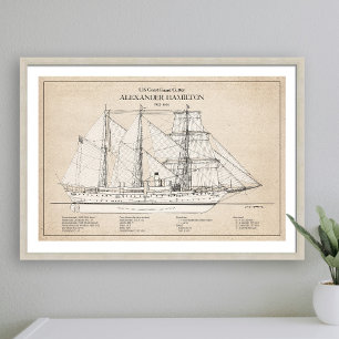 USCGC Alexander Hamilton wix-272 - SBD Fototryck
