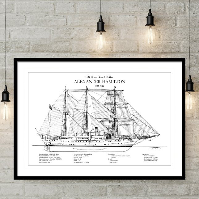 USCGC Alexander Hamilton wix-272 - SBD Poster (Skapare uppladdad)