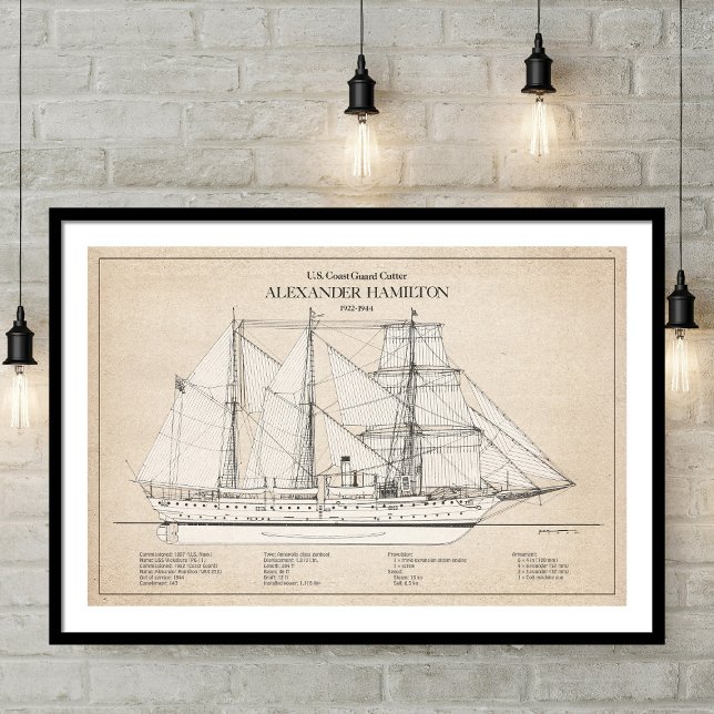 USCGC Alexander Hamilton wix-272 - SBD Poster (Skapare uppladdad)