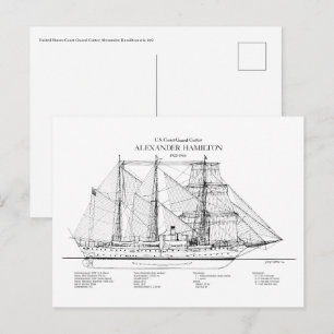 USCGC Alexander Hamilton wix-272 - SBD Vykort
