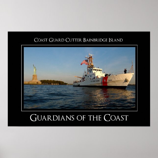 USCGC BAINBRIDGE ISLAND POSTER (Framsidan)