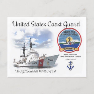 USCGC BOUTWELL WHEC-719 CUTTER VYKORT