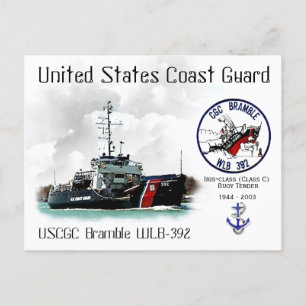 USCGC BRAMBLE WLB-392 BUOY ANBUD-a Vykort