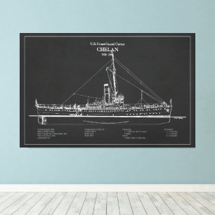 USCGC Chelan - ABD Canvastryck