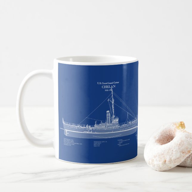 USCGC Chelan - ABD Kaffemugg (Med munk)