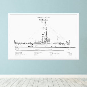 USCGC Chelan - SBD Canvastryck