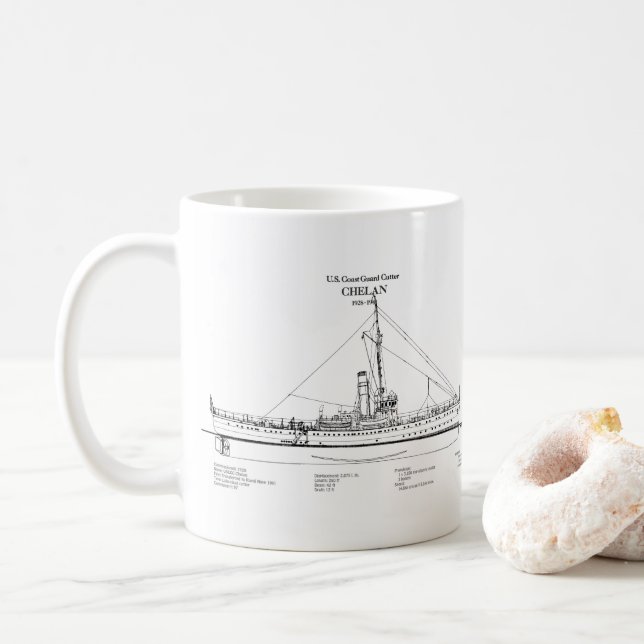 USCGC Chelan - SBD Kaffemugg (Med munk)