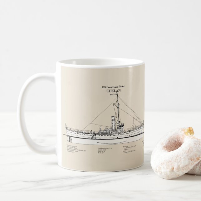 USCGC Chelan - SBD Kaffemugg (Med munk)