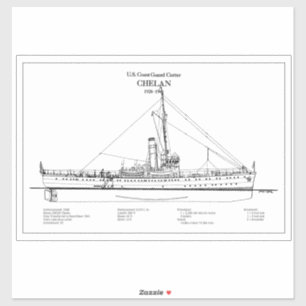 USCGC Chelan - SBD Klistermärken