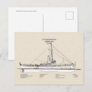 USCGC Chelan - SBD Vykort