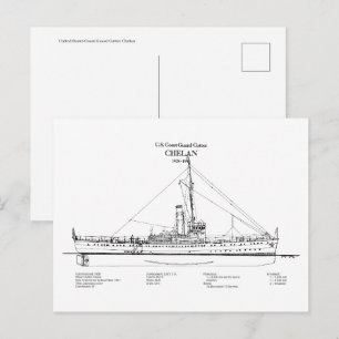 USCGC Chelan - SBD Vykort